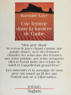 cover image of Une femme dans la lumière de l'aube